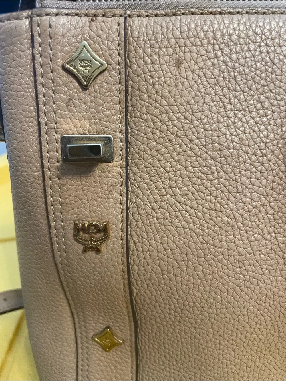 MCM Visetos Monogram Essential Tote